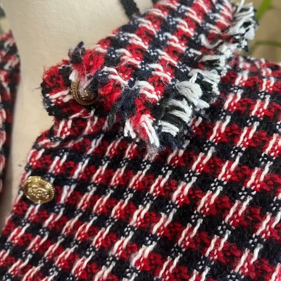 TWEED OVERSIZED TOP - Picture 4 of 10